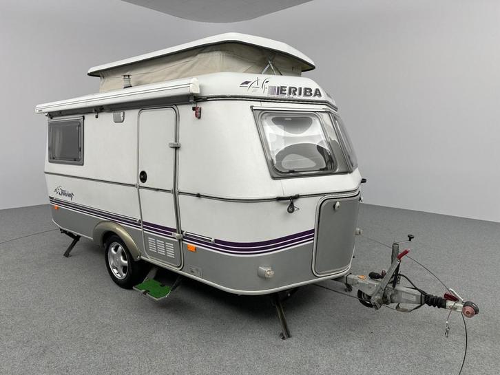 Eriba Touring Triton 410 Cassetteluifel INCL. STALLING, Caravans en Kamperen, Caravans, Bedrijf, tot en met 2, Overige, Eriba