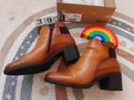 Prachtige leren bruine Bryan Stepwise enkellaarsjes, Kleding | Dames, Schoenen, Ophalen of Verzenden, Zo goed als nieuw, Bruin
