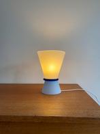 Vintage diabolo tafellamp glas, Ophalen of Verzenden, Gebruikt, Glas, Minder dan 50 cm