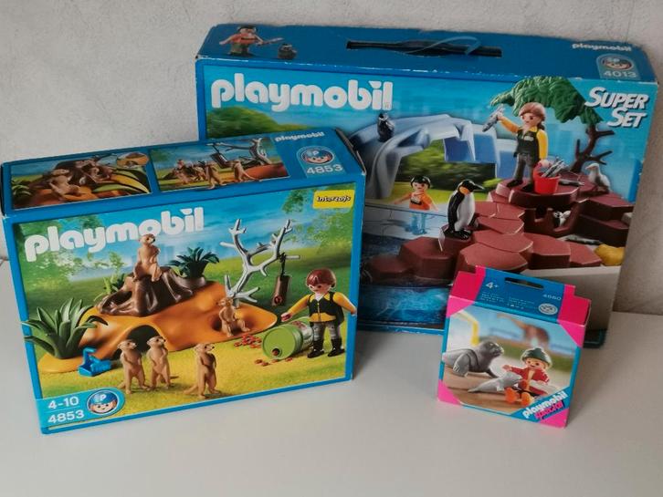 Playmobil 3 sets 4013/4853/4660, Kinderen en Baby's, Speelgoed | Playmobil, Zo goed als nieuw, Ophalen of Verzenden