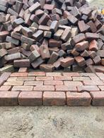 Partij oud gebakken klinkers keiformaat broodjes op pallet, Gebruikt, Destenenman, Keramiek, Klinkers