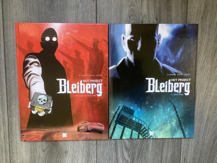 Het Bleiberg project - 1 + 2 complete set, Boeken, Stripboeken, Zo goed als nieuw, Complete serie of reeks, Verzenden