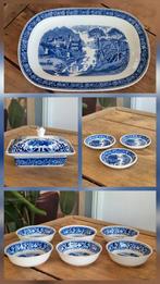 Regout Castillo Royal Sphinx Old Engeland blauw, Ophalen of Verzenden