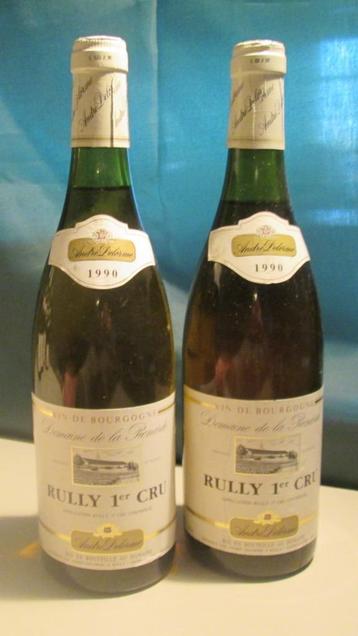 2x Rully 1er Cru - Domaine de la Renarde - 1990 beschikbaar voor biedingen