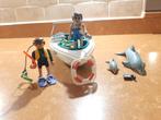 Playmobil 6981/9164 boot met dolfijn, Ophalen of Verzenden, Gebruikt