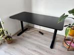 Ikea elektrische zit sta bureau Bekant 160x80cm Zwart, Huis en Inrichting, Bureaus, Ophalen, Elektrisch, Gebruikt