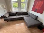 Luxe hoekbank antraciet blauw grijs bruin, Huis en Inrichting, Banken | Bankstellen, Ophalen, 250 tot 300 cm, Hoekbank, Zo goed als nieuw