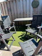 Tuinset tafel + 4 stoelen, Ophalen, Gebruikt, Stoel
