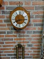 Wandklok vintage notenhout met gewichten, Ophalen of Verzenden, 'T Olde Gre-j, Info@toldegrej.nl, Endepoelstraat 20f Didam
