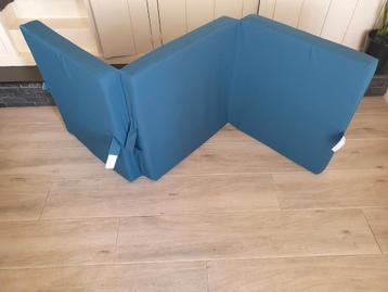 Logeermatras rumba leenbakker blauw 