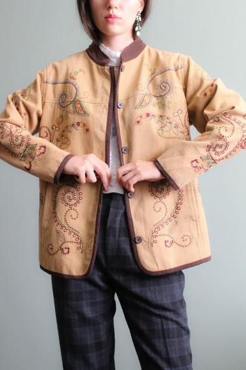 Vintage paisley jasje of blazer boho S  beschikbaar voor biedingen