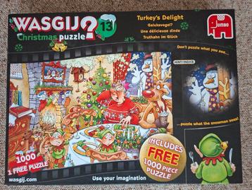 Wasgij Christmas puzzel nr. 13  (1000 stukjes x 2) beschikbaar voor biedingen