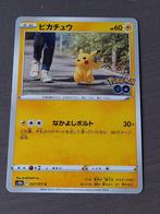 Japans pokemon go 027/071 pikachu, Gebruikt, Ophalen of Verzenden, Losse kaart