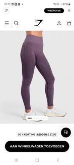 Gymshark sport seamless leggings set maat S, Ophalen of Verzenden, Nieuw, Blauw, Fitness of Aerobics