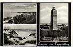 Groeten van Terschelling - 3 afb o.a. Brandaris West - 196?, Verzamelen, Ophalen of Verzenden, 1940 tot 1960, Gelopen, Waddeneilanden