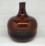 Bruine buikfles Claude Morin Dieulefit, Frankrijk 1970., Antiek en Kunst, Ophalen of Verzenden