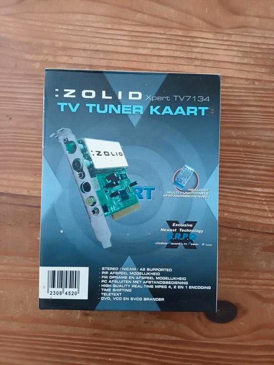 Zolid Xpert TV7134 TV Tuner Kaart, Computers en Software, Videokaarten, Zo goed als nieuw, Overige chipsets, PCI, GDDR, Tv-Out