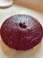 Cheesecake Bosfruit - Vers Gebakken!, Hobby en Vrije tijd, Taarten en Cupcakes maken, Ophalen of Verzenden, Nieuw, Taarten, Serveervorm