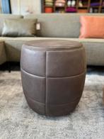 Nieuw Design on Stock Barrell Kruk Cabo leer Marron Poef, Minder dan 50 cm, Leolux Harvink Jori Rolf Benz Artifort Pode Eyye Montis