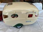 Sylvanian families caravan incl 3 konijntjes en accessoires, Ophalen of Verzenden, Zo goed als nieuw, Poppenhuis