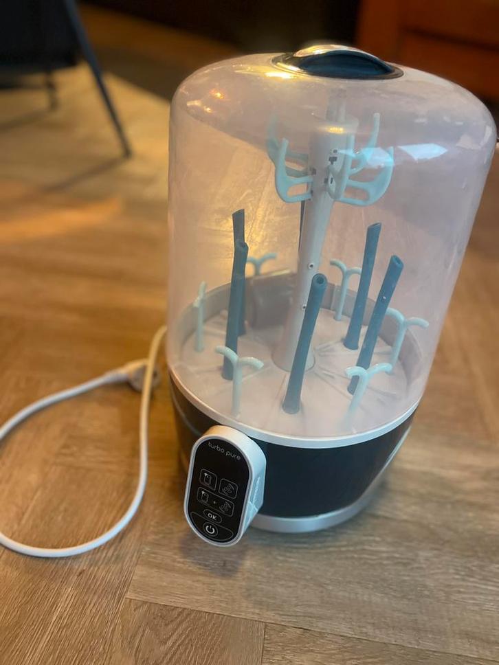 Babymoov Turbo Pure Sterilisator & Flessendroger, Kinderen en Baby's, Babyvoeding en Toebehoren, Gebruikt, Sterilisator, Ophalen of Verzenden