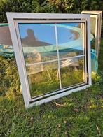 wit aluminium kozijn met draaikiepraam met isolatieglas, Doe-het-zelf en Verbouw, Glas en Ramen, Ophalen, Gevelraam of Ruit, Gebruikt