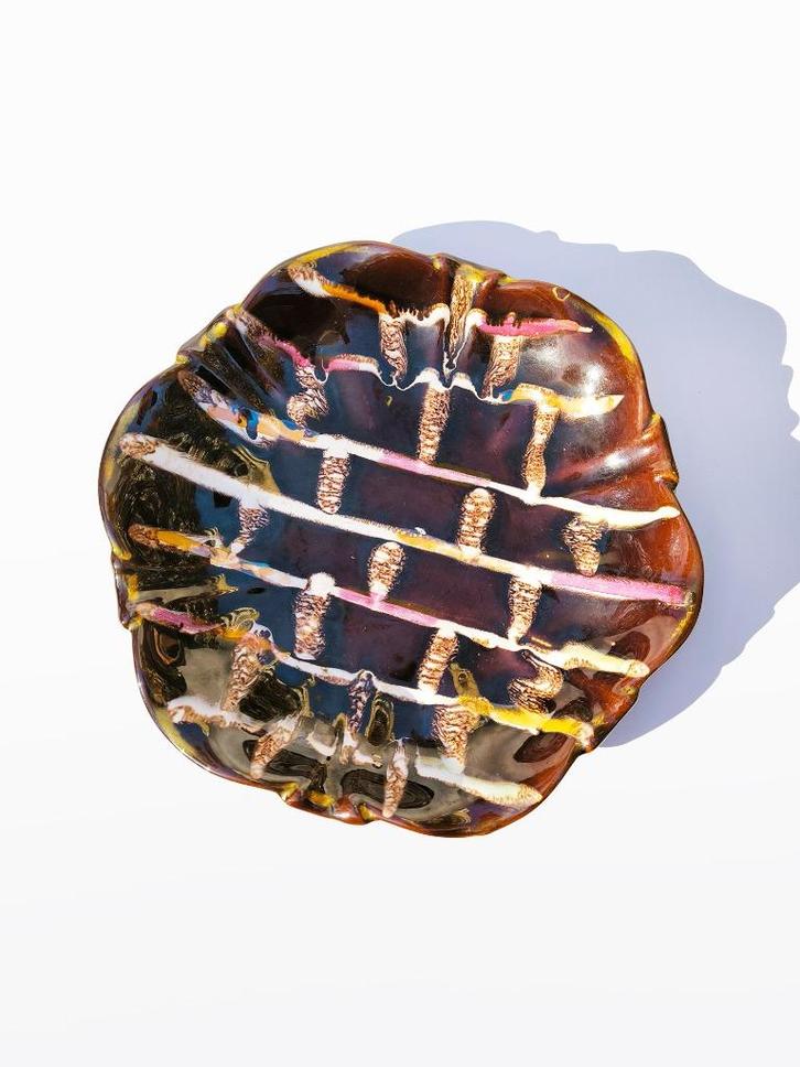 Schaal, West Germany Jasba, Jaren '70, Antiek en Kunst, Antiek | Keramiek en Aardewerk, Verzenden