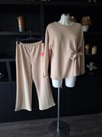 Nieuw tweedelig set universele maat 38 40 42 44, Kleding | Dames, Made in Italy, Beige, Maat 42/44 (L), Nieuw