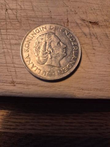 zilveren 2 1/2 Gulden 1963 - Koningin Juliana beschikbaar voor biedingen