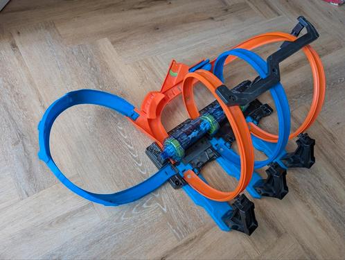 Hot Wheels corkscrew crash Action, Kinderen en Baby's, Speelgoed | Racebanen, Zo goed als nieuw, Racebaan, Elektrisch, Hot Wheels