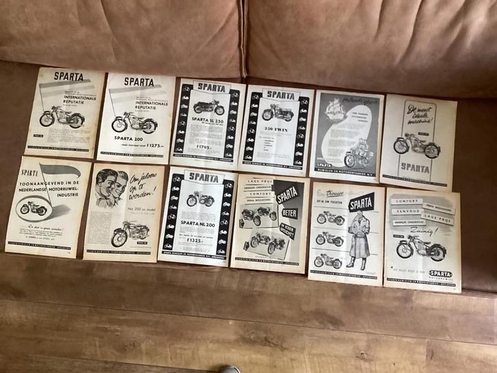 SPARTA MOTOREN; jaren 50 origineel, Motoren, Handleidingen en Instructieboekjes, Overige merken, Ophalen of Verzenden