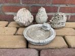 Betonnen tuinbeeldjes, 2x pompoen, 1xkikker, 1x egeltje, Tuin en Terras, Tuinbeelden, Ophalen of Verzenden, Zo goed als nieuw
