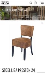 5 Horeca Stoelen - Suede Camel Bruin, Ophalen of Verzenden, Bruin, Vijf, Zes of meer stoelen