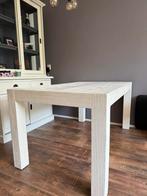 Houten tafel 160x 90, Huis en Inrichting, Tafels | Eettafels, Ophalen, Gebruikt, 50 tot 100 cm, Vijf personen of meer