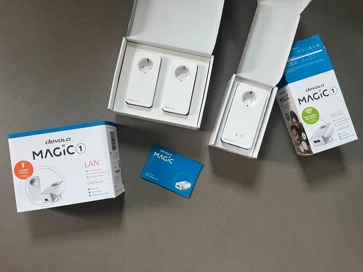 Devolo magic LAN 1 + Wifi extender, Computers en Software, WiFi-versterkers, Zo goed als nieuw, Ophalen of Verzenden