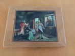 Vintage sigarenkist met schilderijafbeelding, Ophalen, Gebruikt, Tabaksdoos of Verpakking