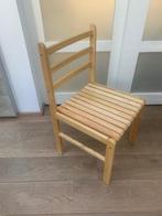 Houten eetkamer stoelen 4 stuks Scandinavische styl, Huis en Inrichting, Stoelen, Ophalen, Bruin, Zo goed als nieuw, Vijf, Zes of meer stoelen