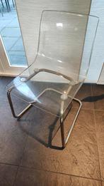 Transparante Eetkamerstoel met Chrome Frame, Ophalen