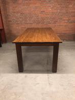 Tafel eiken gelakt blank. 200X101cm H: 78,5 cm izgst, Ophalen, 50 tot 100 cm, Zo goed als nieuw, 150 tot 200 cm
