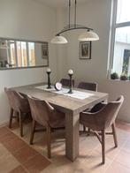 Eettafel grijs taupe 180x100cm MAG WEG, Huis en Inrichting, Tafels | Eettafels, Ophalen, 50 tot 100 cm, Zo goed als nieuw, Vijf personen of meer