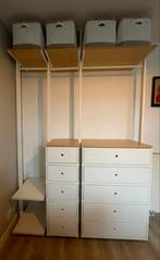 White IKEA Elvarli closet, Huis en Inrichting, Kasten | Kledingkasten, Ophalen, 200 cm of meer, 150 tot 200 cm, Zo goed als nieuw