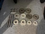 Diverse halterschijven + onderdelen 30mm, Ophalen, Gebruikt, Halterschijven