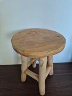 Houten krukje teak, Huis en Inrichting, Krukjes, Ophalen of Verzenden, Nieuw, Hout