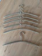 Kledinghangers - kleerhangers - rvs - 6st., Kleding | Dames, Kledinghangers, Ophalen of Verzenden, Zo goed als nieuw
