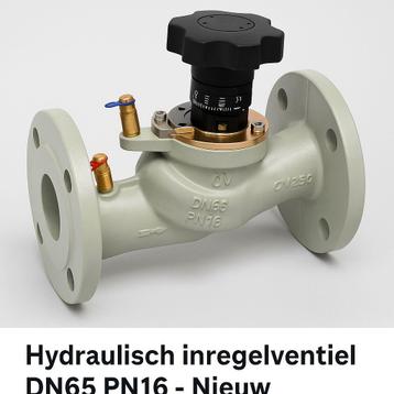 Hydraulisch inregelventiel DN65 PN16 - Nieuw  Staat: Nieuw,  beschikbaar voor biedingen
