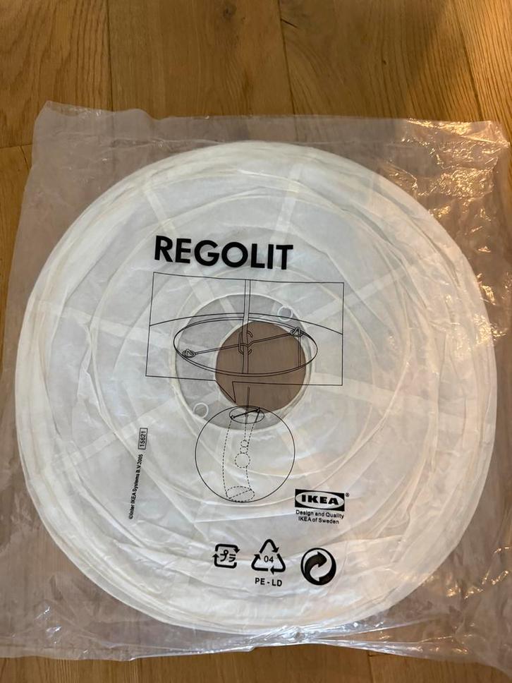 IKEA REGOLIT Lampenkap - Nieuw in verpakking!, Huis en Inrichting, Lampen | Hanglampen, Nieuw, Minder dan 50 cm, Hout, Ophalen