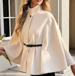 Beige Poncho - Zo goed als nieuw!, Ophalen of Verzenden, Zo goed als nieuw, Beige, Jasje