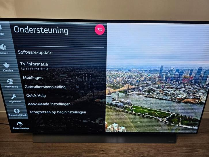 LG OLED55CX6LA met defect, Audio, Tv en Foto, Televisies, Gebruikt, OLED, 100 cm of meer, 4k (UHD), LG, 120 Hz, Smart TV, Ophalen of Verzenden