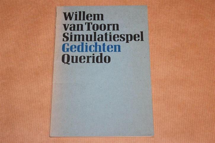 Simulatiespel [Willem van Toorn] — Gedichten [1973], Boeken, Gedichten en Poëzie, Gelezen, Ophalen of Verzenden