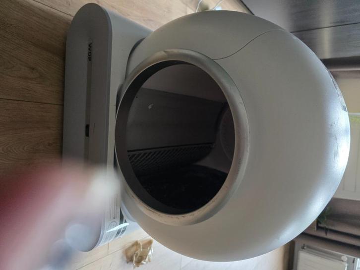 Kattenbak automatische Wop, Dieren en Toebehoren, Kattenbakken, Zo goed als nieuw, Open, Zelfreinigend, Ophalen